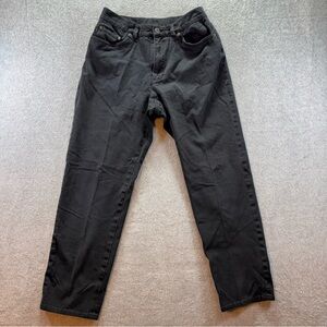 Lauren Jeans Co Ralph Lauren Black Wash Straight Leg Denim Jeans size 10